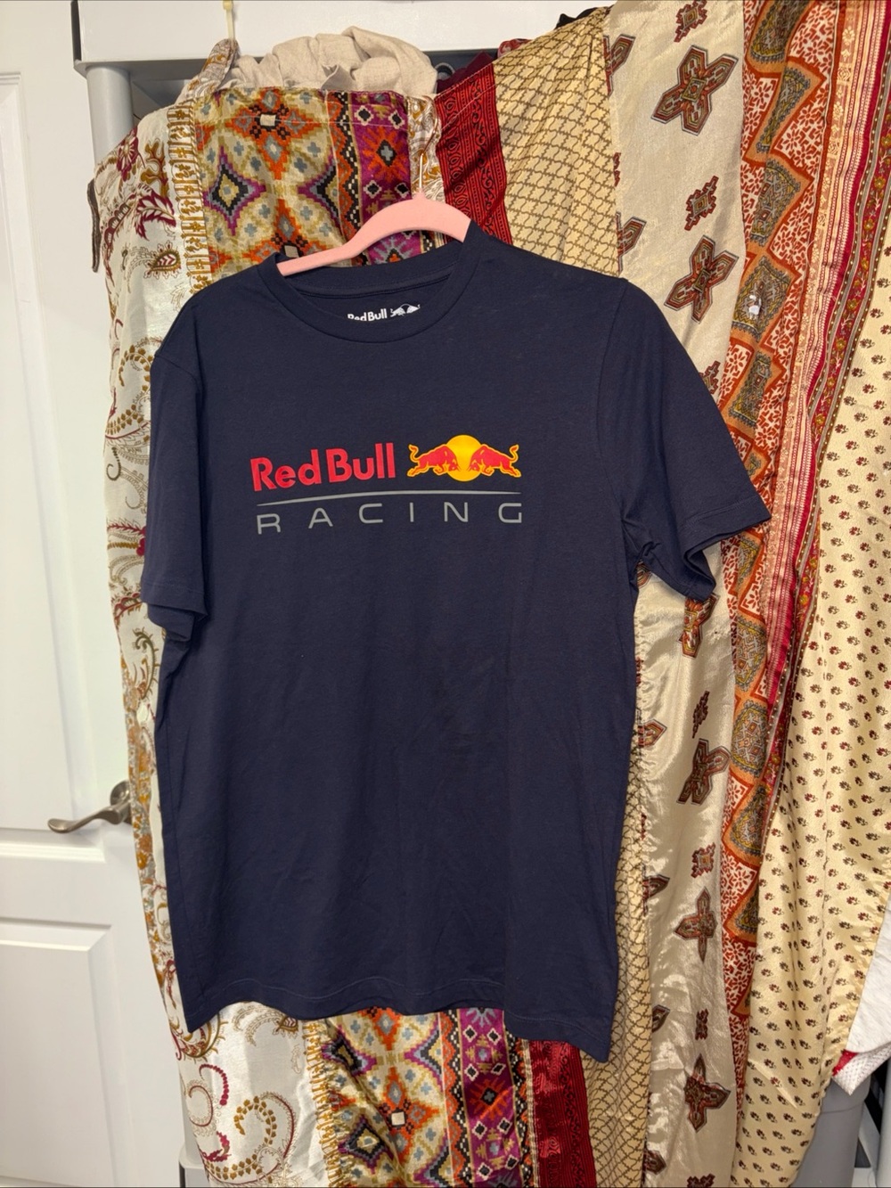 Red Bull Racing Gives You wings formula 1 F1 blue tee t shirt graphics M